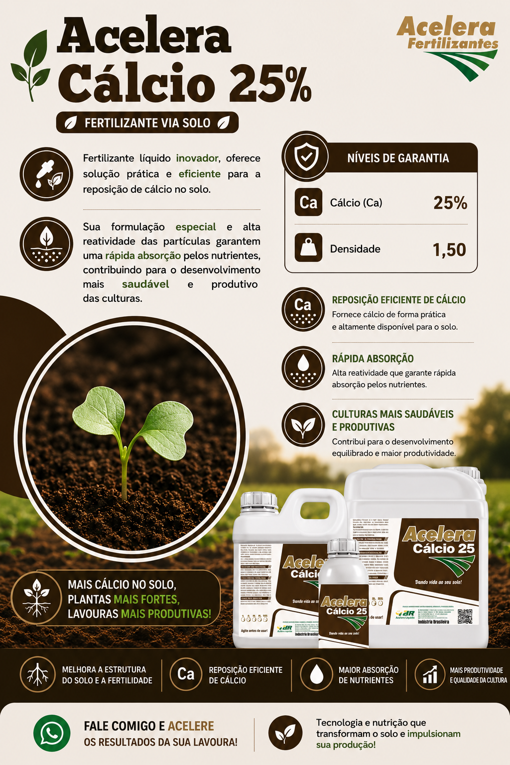 Acelera Calcio 25% - Imagem 2