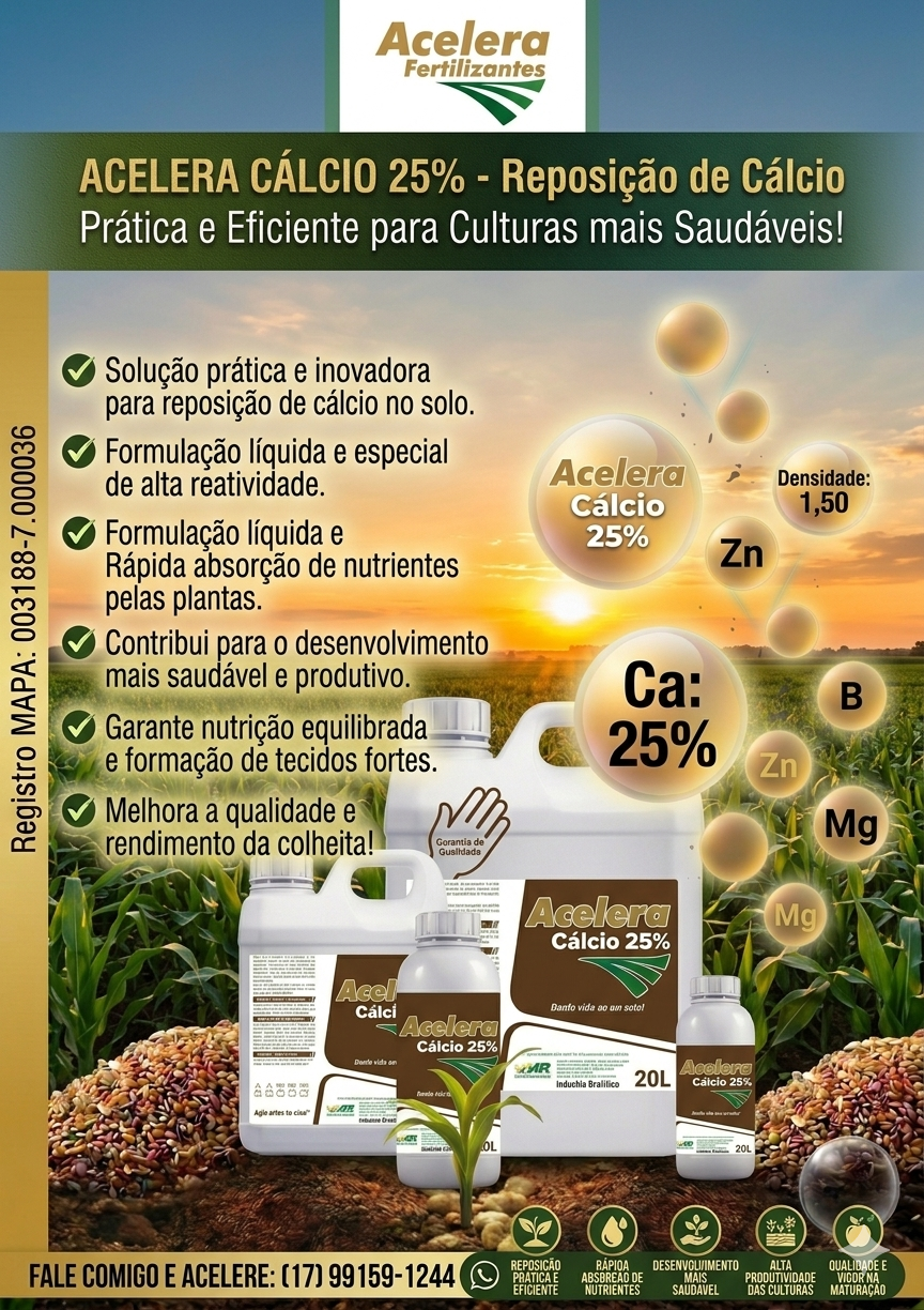 Acelera Calcio 25%